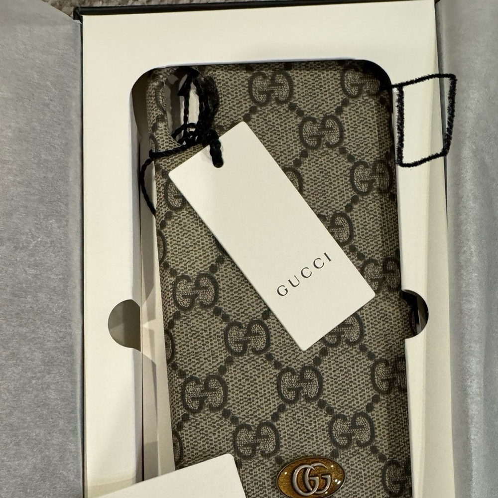 GUCCI GG Supreme Monogram Ophidia iPhone XS Max Case NWT - Picture 10 of 10